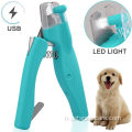 Clipper à ongles pour animaux USB Clipper à ongles d'animaux de compagnie rechargeable